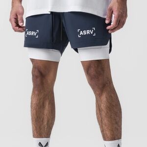 Men's ASRV Cream Camouflage Tetra Lite 5" Liner Shorts